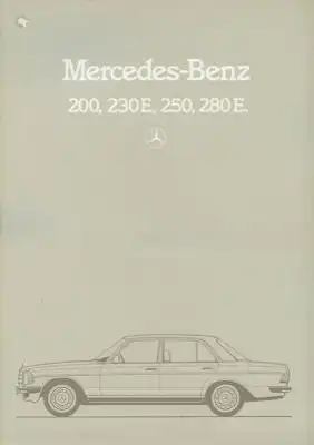 Mercedes-Benz 200-280 E Prospekt 8.1981