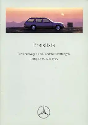 Mercedes-Benz Preisliste 5.1995