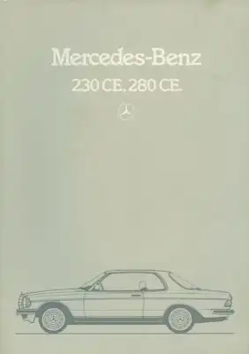 Mercedes-Benz 230CE 280CE Prospekt 11.1983