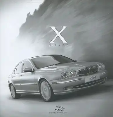 Jaguar X Type Prospekt ca. 2001