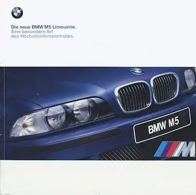 BMW M 5 Limousine Prospekt 1998