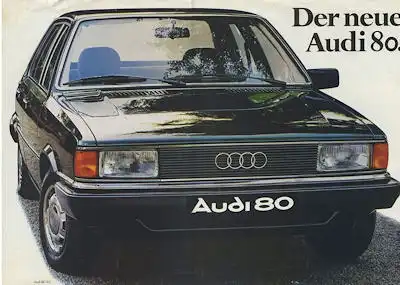 Audi 80 B 2 Prospekt 8.1979