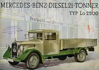 Mercedes-Benz Typ LO 2500 Prospekt 1934