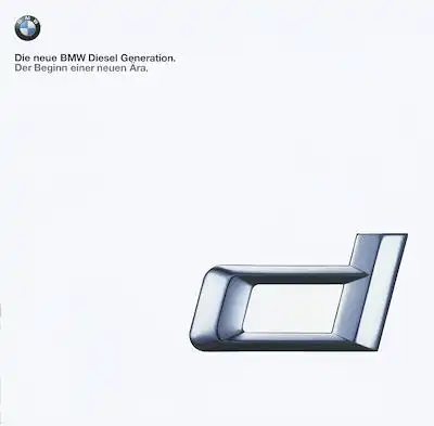 BMW Diesel Prospekt 1998
