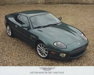 Aston Martin DB 7 Pressemappe 9.1999