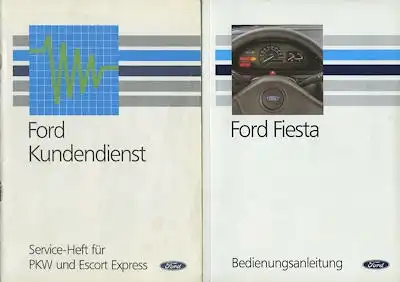Ford Fiesta Bedienungsanleitung + Mappe 9.1990