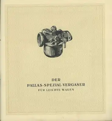 Pallas Programm ca. 1925
