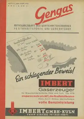 Gengas 4 Zeitschriften 1948-1949