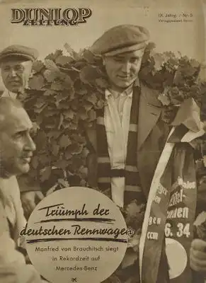 Dunlop Zeitung 1934 Heft 5