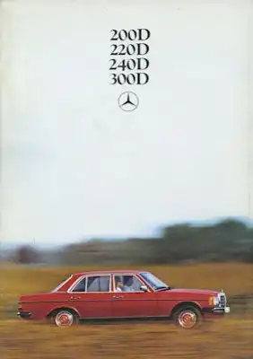 Mercedes-Benz 200-300 D Prospekt 7.1978
