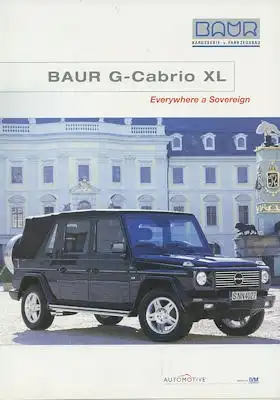Mercedes-Benz / Baur G-Cabrio XL Prospekt ca. 2002