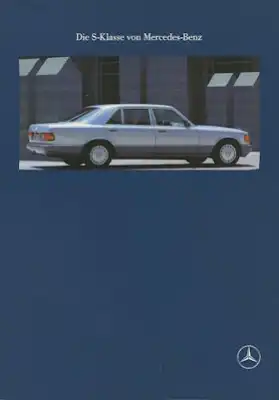 Mercedes-Benz S Klasse Prospekt 8.1990