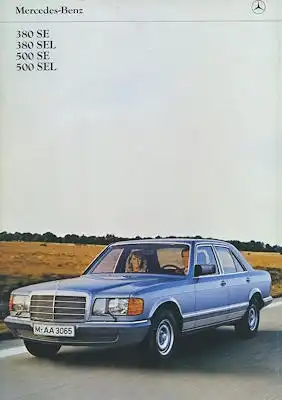 Mercedes-Benz 380SE-450SEL Prospekt 2.1981