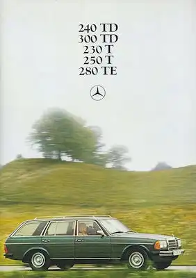 Mercedes-Benz 240 TD-280 TE Prospekt 10.1977