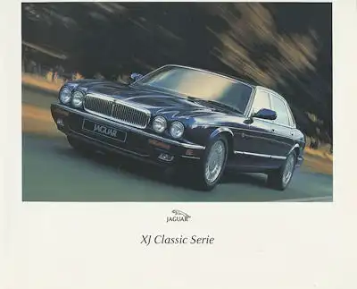 Jaguar XJ Classic Serie Prospekt 8.1996
