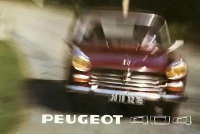 Peugeot 404 Prospekt 1973