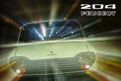 Peugeot 204 Prospekt 1972