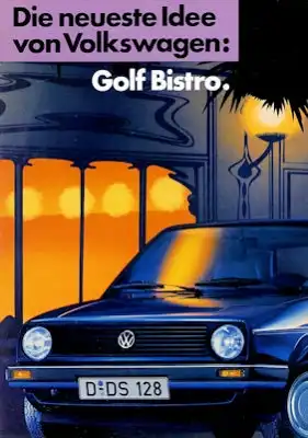 VW Golf 2 Bistro Prospekt 2.1987