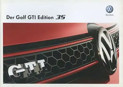 VW Golf 6 GTI Edition 35 Prospekt 5.2011