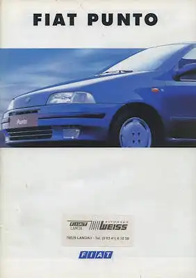 Fiat Punto Prospekt 7.1994
