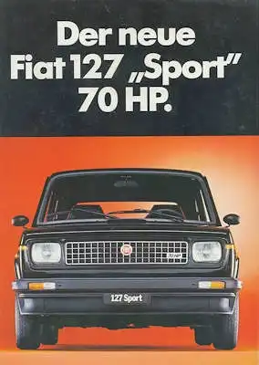 Fiat 127 Sport Prospekt 4.1979