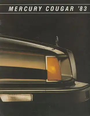 Mercury Cougar Prospekt 1983