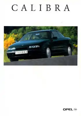 Opel Calibra Prospekt 8.1993