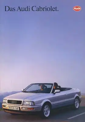 Audi Cabriolet Prospekt 1.1992