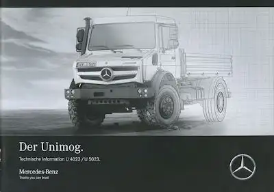 Mercedes-Benz Unimog U 4023 5023 brochure 2.2016