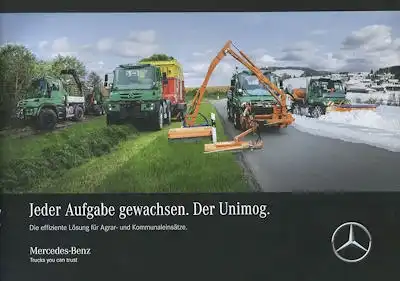 Mercedes-Benz Unimog Agrar / Kommunal Prospekt 8.2018