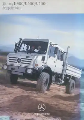 Mercedes-Benz Unimog U 3000 4000 5000 Prospekt 11.2002