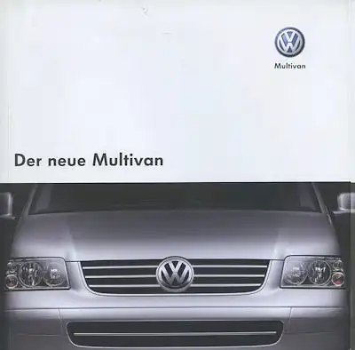 VW T 5 Multivan Prospekt 9.2003