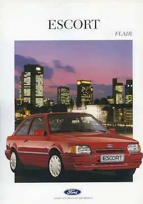 Ford Escort Flair Prospekt 10.1989