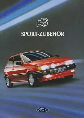 Ford RS Sport Zubehör Prospekt ca. 1990