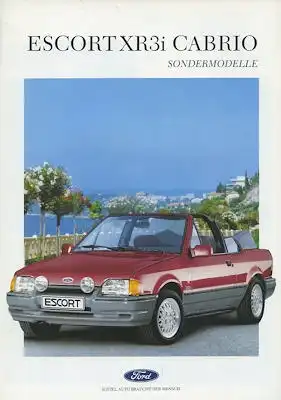 Ford Escort XR3i Cabrio Sondermodelle 10.1989