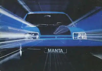 Opel Manta B Prospekt 8.1975