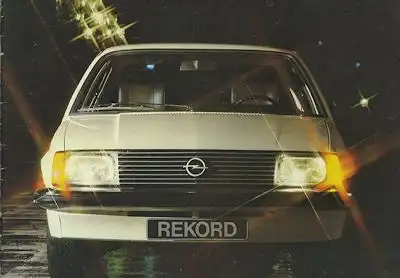 Opel Rekord E Prospekt 4.1978