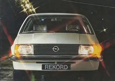 Opel Rekord E Prospekt 8.1978