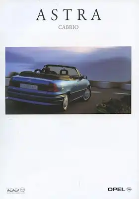 Opel Astra Cabrio Prospekt 10.1997