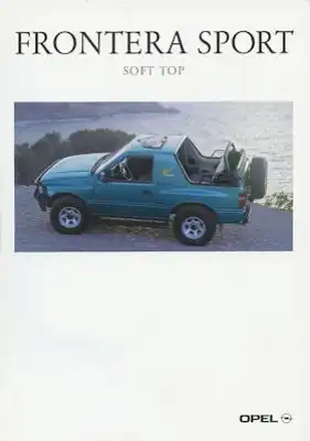 Opel Frontera Sport Prospekt 3.1994