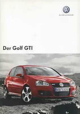 VW Golf 5 GTI Prospekt 5.2005