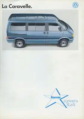 VW T 4 Caravelle Syncro 4x4 Prospekt 2.1993 f