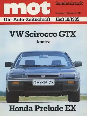 VW Scirocco 2 GTX Test 1985