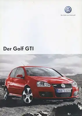 VW Golf 5 GTI Prospekt 5.2007
