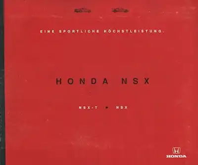 Honda NSX / NSX-T Prospekt 5.1995