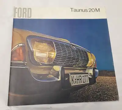 Ford Taunus 20 M Prospekt ca. 1965