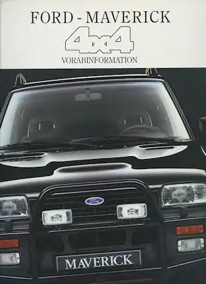 Ford Maverick Prospekt 2.1993