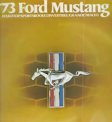 Ford Mustang Prospekt 1973