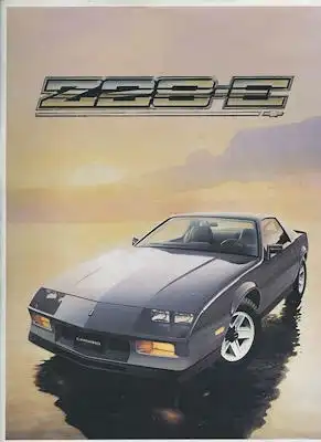 Chevrolet Camaro Z 28-E Coupe Prospekt 3.1983