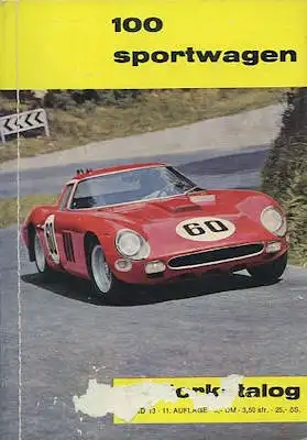Motorkatalog 100 Sportwagen Band 13 11.1964